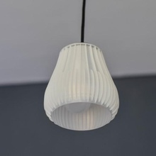 abajur - tulipa a casa diodo emissor de luz sombra lâmpada tela da iluminação aktuell deco decoração 3d print model - Mito3D