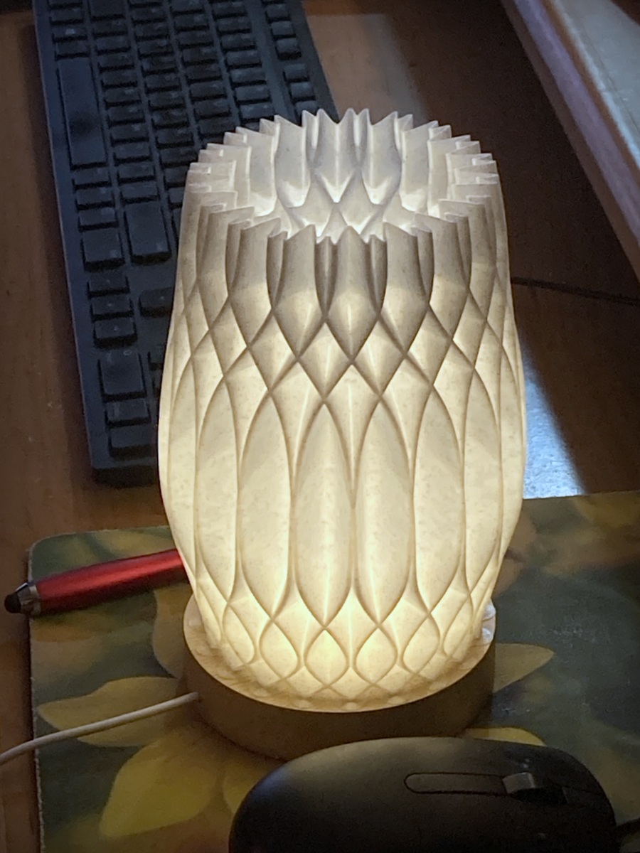 lamp shade 0111 lampshade light nightlight 3D print model - Mito3D