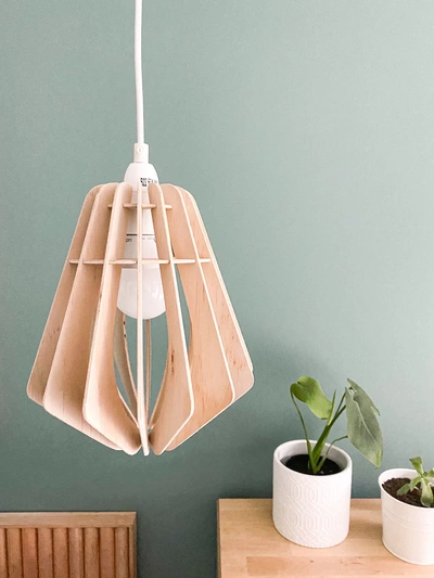 lampada ombra 20 taglio laser 3d stampante pronto casa scandinavo design stile 2d cucina classico 3d print model - Mito3D