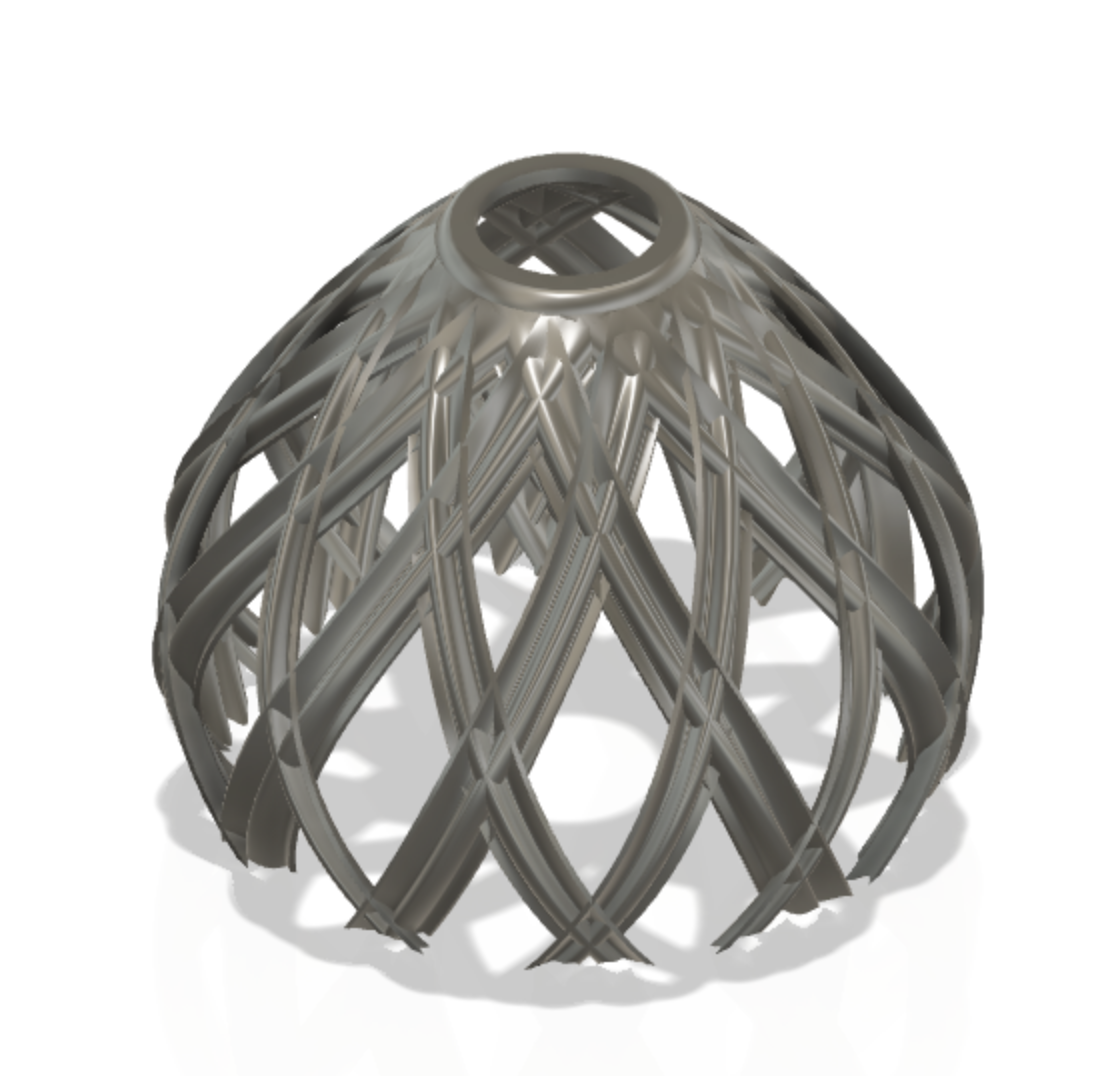 lampe ombre 7 3D print model - Mito3D