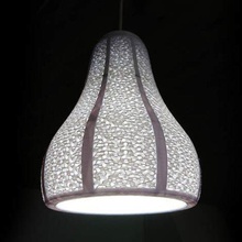 lamp shade visible gyroid infill home household philips hue lampshade 3d print model - Mito3D