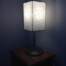 lamp voronoi home decor lampshade 3d print model - Mito3D