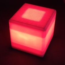 lampada cubo de la lámpara moda candelita portacandelitas 3d print model - Mito3D