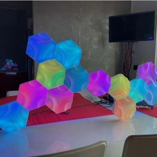 lampada nanohoja Dukedocks LED tira 3D print model - Mito3D