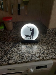 Lampara LED circulaire Hogar lampe merveille catégorisé 3d print model - Mito3D