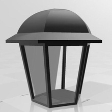 Lampara pared Strassenlicht 3d print model - Mito3D