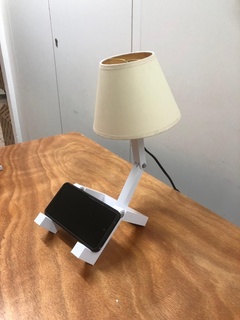 lampe bonhomme soutien Téléphone livre 3d print model - Mito3D