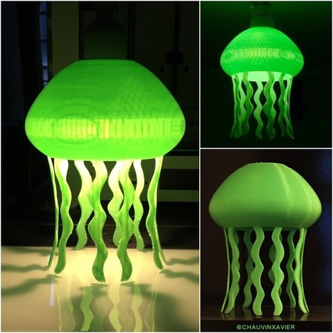 lampe mduse home jellyfish 3D print model - Mito3D