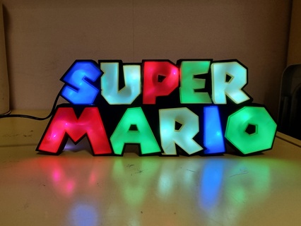 Lampe Super Mario bros Galaxis Sonnenschein LED Girlande Yoshi Kröte Gomba luigi 3d print model - Mito3D