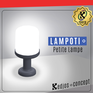 lampoti small lamp 3d print model - Mito3D