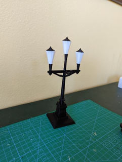 lamppost glasses jewelry holder 3d print model - Mito3D