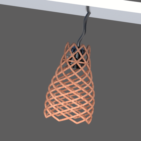 lampshade home polymakerchallenge decoration 3D print model - Mito3D