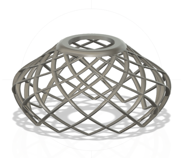 lampshade 1 lamp screen decoration house 3d print model - Mito3D
