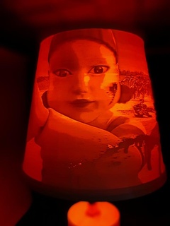 lampshade litho squid game e14 cinema netflix lamp 3d print model - Mito3D