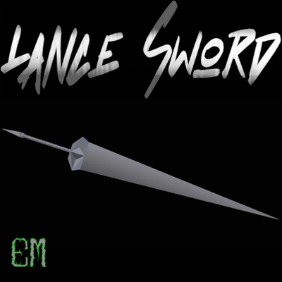 lance sword swords weapon weapons blade blades steels brands brand long 3d print model - Mito3D