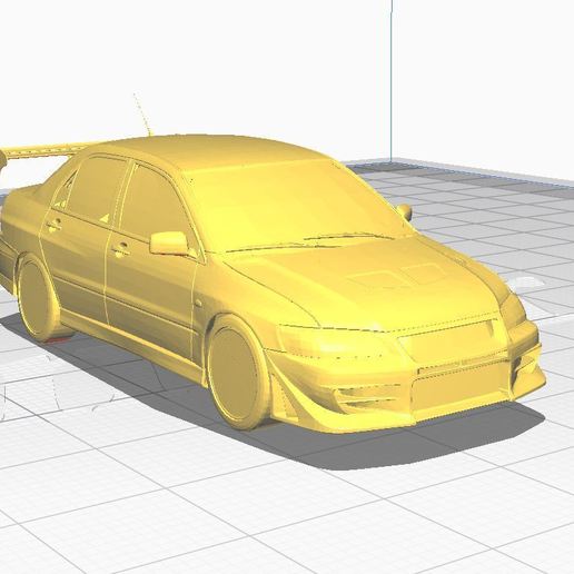 lancier evo vii evo7 viii 8 9 Mitsubishi voiture rallier réglage jante turbo nitro 3D print model - Mito3D