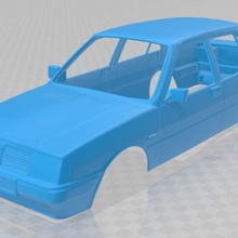 lancia prisma printable body car game 1-32 1-24 1-18 1-14 1-10 drift crawler miniz shell control hobby radio rc tamiya scalextric slot prism 3d print model - Mito3D