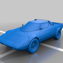 lancia stratos hf stradale gioco integrale veicoli 3d print model - Mito3D