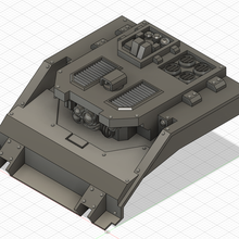 Land Raider Proteus Alternative 30k Horus Ketzerei 3d print model - Mito3D