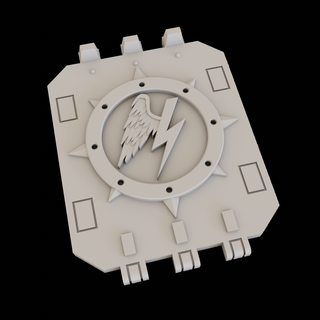 tierra asaltante espartano puerta oscuro angeles Stormwing legión espacio marina horus herejía transporte puertas ángel tormenta ala 3d print model - Mito3D