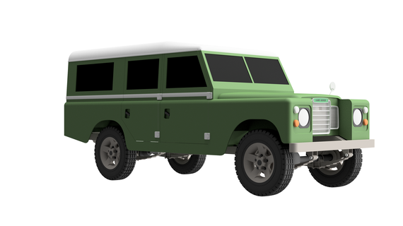 land rover 109 country station wagon 3d print model - Mito3D