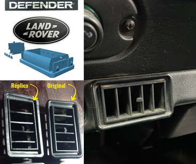 sbarcare rover difensore pannello controllo sfogo aria rrc classico scongelare 3d print model - Mito3D