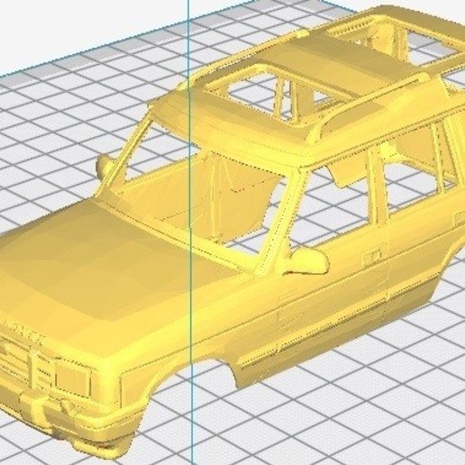 land rover discovery 200 yazdırılabilir vücut araba oyun arazi keşif yuvası scalextric tamiya rc 3D print model - Mito3D