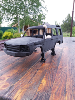 Land Rover Entdeckung 2 rc Körper 313 324mm Radstand 3d print model - Mito3D