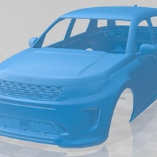land rover discovery sport 2020 printable body car game slot scalextric tamiya rc miniz hobby micro 3d print model - Mito3D