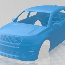 Land Rover Entdeckung Sport dynamisch 2016 druckbar Körper Wagen Slot scalextric tamiya rc miniz Radio Steuerung Hobby 3d print model - Mito3D