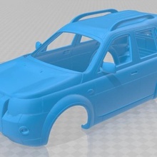 land rover freelander stampabile corpo macchina gioco 1-12 1-14 1-24 1-18 1-32 1-10 miniz tamiya hobby di controllo radio rc shell scalextric slot auto terra 3d print model - Mito3D