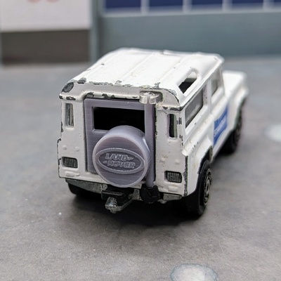 terra andarilho majorette 266 retaguarda porta jogos caixa fósforos diecast brinquedo miniatura carro 3d print model - Mito3D