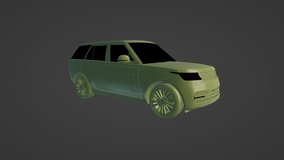 land rover range first edition p530 2022 3d printable model automotive luxury car suv off-road vehicle design engineering enthusiasts collectors industry british manufacturer 3d print model - Mito3D