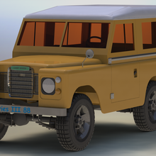 land rover series 1948-1985 tool landrover defender car vehicle cross country camp offroad 4x4 uk england british suv adventure terrain game 3d print model - Mito3D