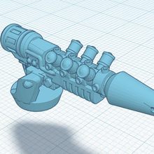 arazi hız yapan ağırlık tabanca oyun Warhammer 40 000 Uzay deniz dow zemin wh40k proteus 3d print model - Mito3D