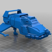 sbarcare speeder tempesta 28mm 40k miniatura spazio marino warhammer 3d print model - Mito3D