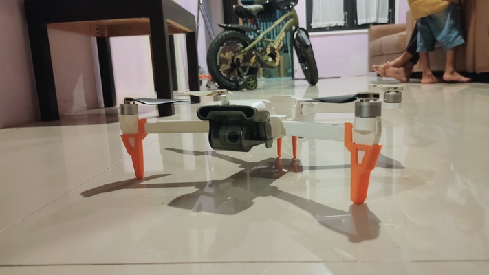 aterrissagem engrenagem fimi x8 2022 v2 zangão 3d print model - Mito3D