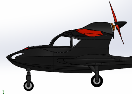 iniş dişli ikon a5 rc uçak Uçan göz fpv 3d print model - Mito3D
