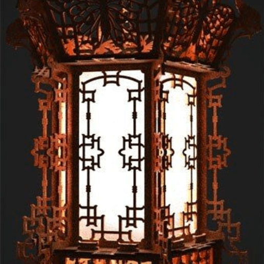 lantern chinese style outdoor_garden 3D print model - Mito3D