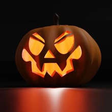 lantern jack halloween gadget pumpkin 3d print model - Mito3D