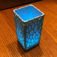 lanterna vaso voronoi superficie arredamento 3d print model - Mito3D