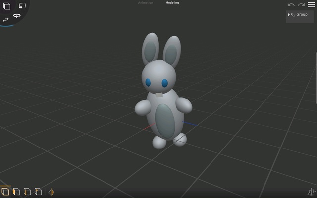 lapin animal 3d print model - Mito3D