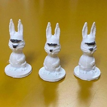 lapin croque carotte - funny bunny replacement_parts 3d print model - Mito3D