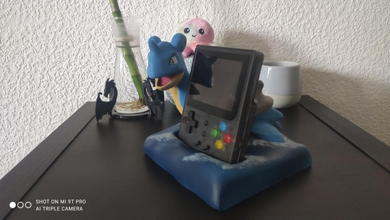 Lapras Unterstützung Pokémon Handy Mobiltelefon Game Boy 3d print model - Mito3D