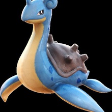 lapras gioco 3d print model - Mito3D