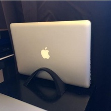 laptop stand en arco de 175x120mm remix casa la base del portátil macbook pro 3d print model - Mito3D