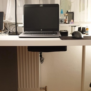laptop desk mount office 3d print model - Mito3D