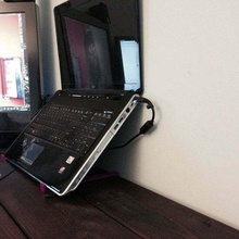 ordenador portátil escritorio estante soporte computadora 3d print model - Mito3D