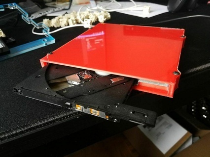 laptop dvd drive external case electronics 3d print model - Mito3D
