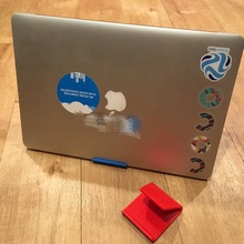 supporto per laptop stand casa office piedistallo 3d print model - Mito3D